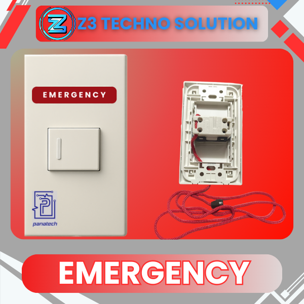 Pullcord Emergency Toilet Untuk Nurse Call System PET01